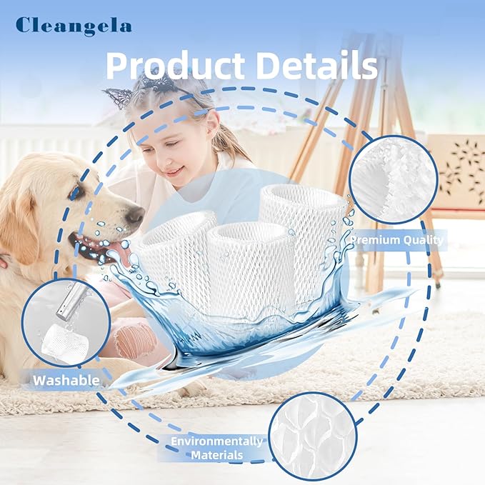 3 Pack Bedside Humidifier Filter Replacement Compatible with Canopy Bedside & Nursery Humidifiers Humidifier Wicking Replacement Filter Wood Pulp & Paper Replace Every 6 Weeks