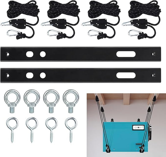 Dehumidifier Hanging Kit, Dehumidifier Joist Hanging Kit for Crawl Space and Basement Dehumidifiers, Helps Reduce Noise and Vibration of The Unit