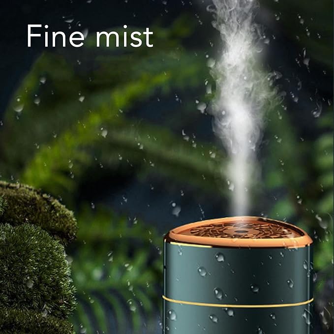 VGEBY Rechargeable Mini Humidifier,1000ml Ultrasound Touch Button USB Humidifier Desktop Humidifier Humidifiers for Bedroom Car Office Travel (Green), VGEBYb0oz4tfc25-12