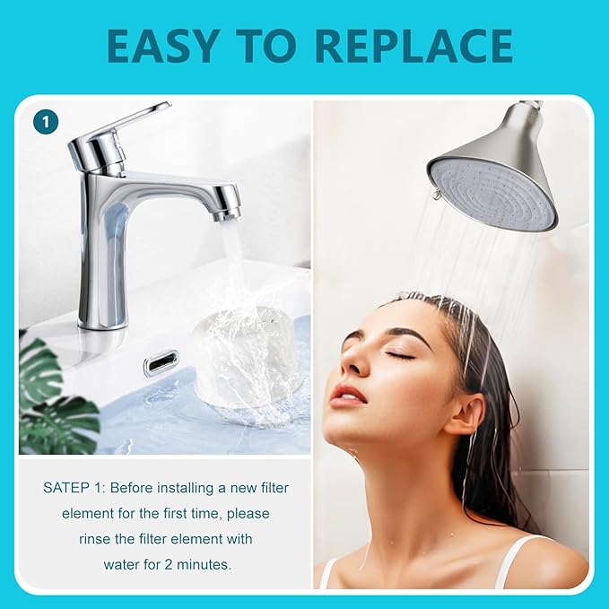 Multi-Stage Shower Filter Replacement Compatible with CANOPY Filtered Shower Head And Handheld Shower Head, 3 Pack