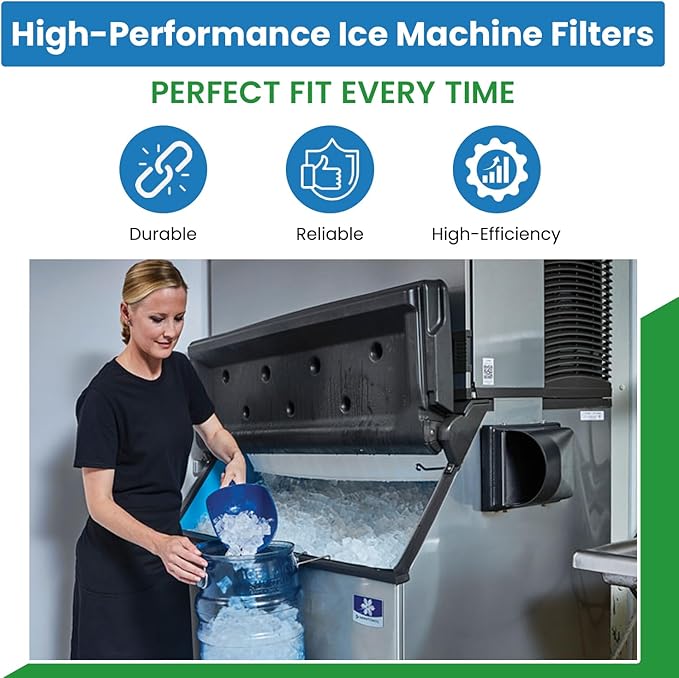 Filter Everything Replacement Aluminum Ice Machine Filter Compatible with Manitowoc Ice 4040193 – 12.75 x 14.25 x 3/32 – 1 Pack – Made in USA