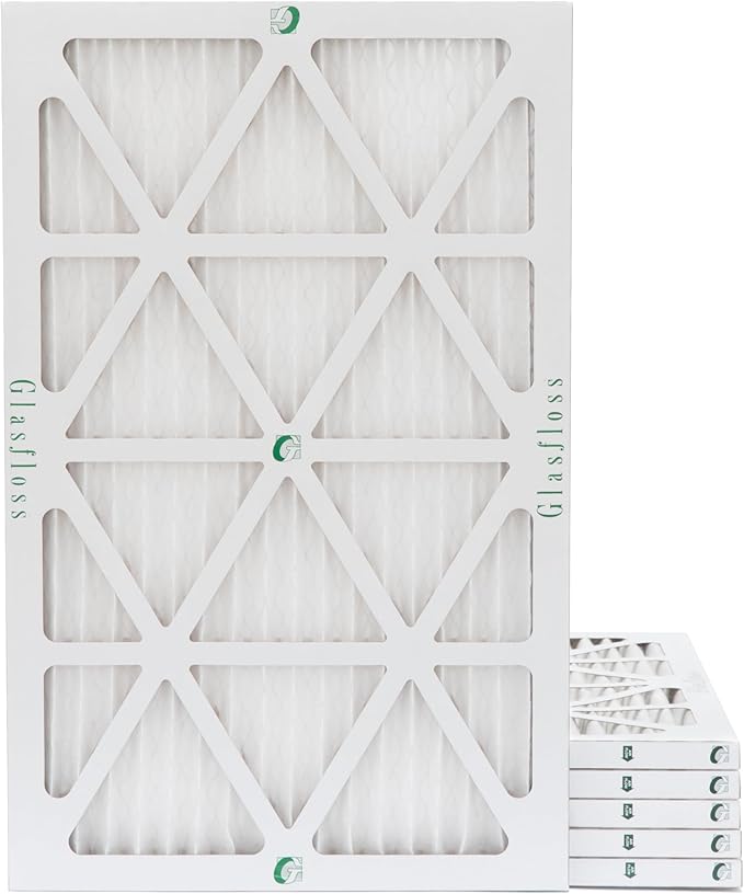 Glasfloss ZL 10x30x1 MERV 10 (FPR 5-6) AC Furnace Air Filters. (Box of 6). Actual Size: 9-5/8 x 29-5/8 x 7/8