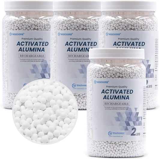 8 LBS Activated Alumina, Alumina Desiccant, Reusable Dessicant Dehumidifiers Desiccant Moisture Absorber