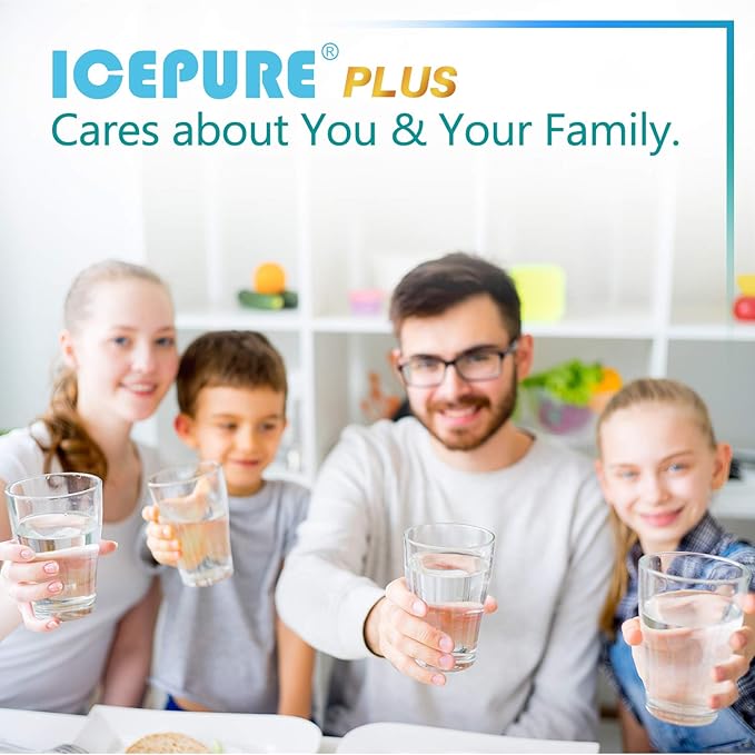 ICEPURE PLUS ADQ747935 NSF/ANSI 53 Certified Replacement for LG LT1000P, Kenmore Elite 9980 LT1000PC ADQ74793501 LT1000 MDJ64844601 RWF4700AC LFXS26973S Refrigerator Water Filter, 3PACK
