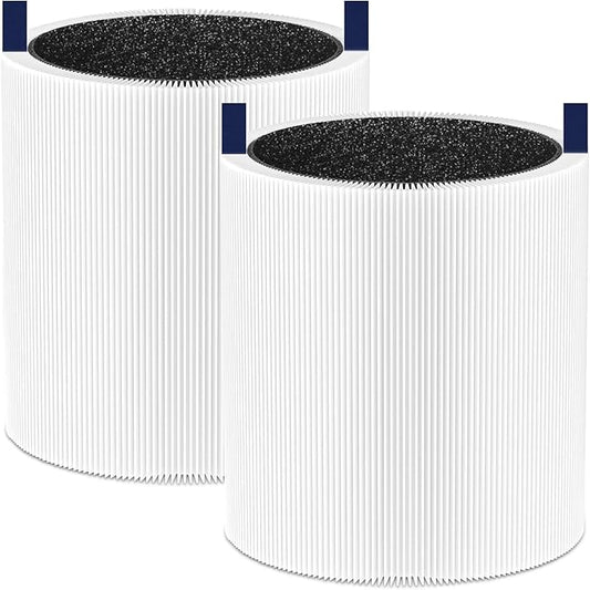 Blue Pure 511 Filter Replacement Compatible with Blueair Blue Pure 511, 2 Pack 511 Model Filter Particle and Activated Carbon Filter