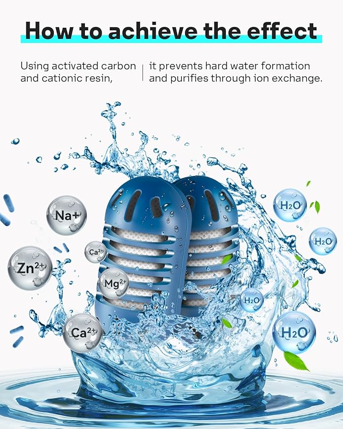 Leemone Demineralization Cartridge Compatible with HoMedics Ultrasonic Humidifiers, 20 Pack Humidifier Filter Replacements, Purifies Water, Filters Mineral Deposits