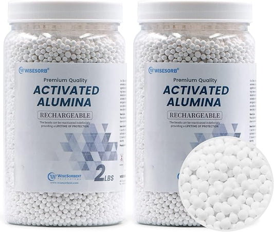 4 LBS Activated Alumina, Alumina Desiccant Great for Filament Drying, Reusable Dessicant Dehumidifiers Desiccant Moisture Absorber Prevent Wet Filament