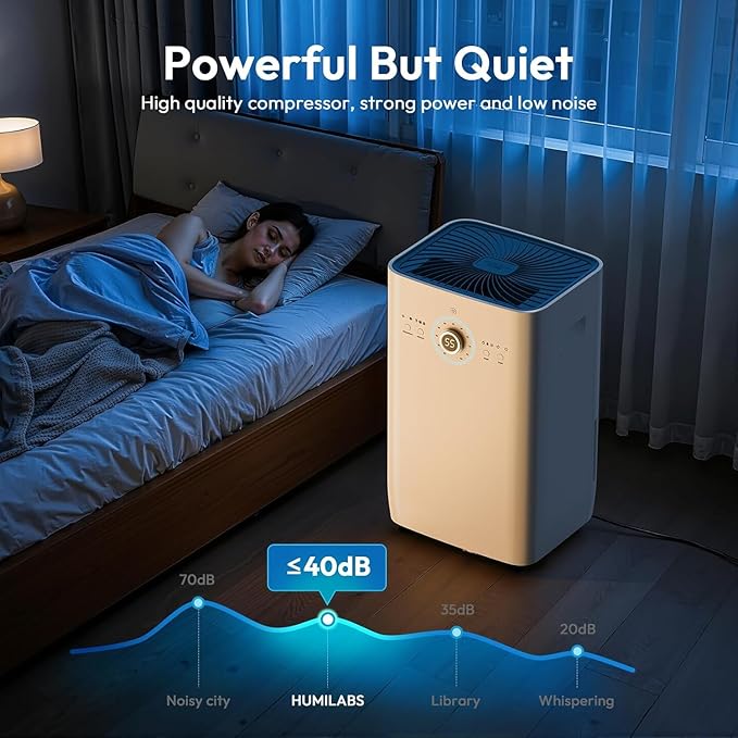 6,500 Sq. Ft Dehumidifier for Basement, 125 pint home dehumidifiers with sump pump/drain hose/2.14 gallon large capacity tank, 24H Timer