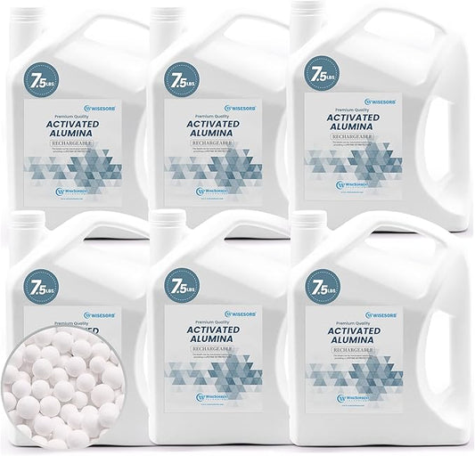 45 LBS Activated Alumina, Alumina Desiccant Great for Filament Drying, Reusable Dessicant Dehumidifiers Desiccant Moisture Absorber Prevent Wet Filament
