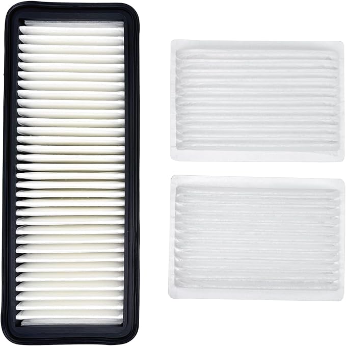 New Cabin Air Filter Kit Replacement for Kubota Tractor M6040 M7040 M7060 M8540 M8560 M9540 M9960 RTV1100 SVL75-2C SVL90-2C SVL95-2SC B2650 B3000 Replaces# 6A671-75090 T1855-71600 014520-0804