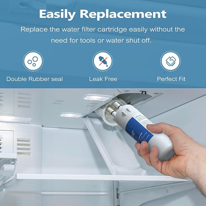 W10295370A Filter Replacement Compatible With W10295370,Filter 1,EDR1RXD1,WHR1RXD1,P8RFWB2L, P8WB2L, P4RFWB, 46-9930,46-9081 (3 Pack)