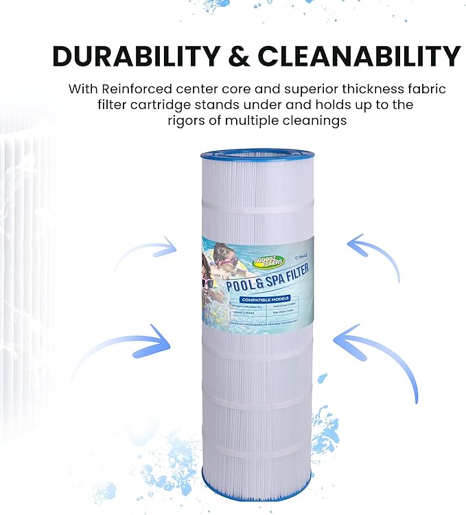 C200S Filter Compatible with CX200XRE, SwimClear C200S, C200S, C-9442, PA200S, 200 Sq. Ft Pool Filter Cartridge, 2 Pack