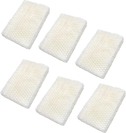 HQRP 6-Pack Humidifier Wick Filter Compatible with Graco 2H01 Replacement for Graco 2H00 / TrueAir 05510 Cool Mist 1.5 Gallon Humidifiers
