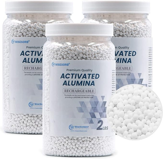 6 LBS Activated Alumina, Alumina Desiccant Great for Filament Drying, Reusable Dessicant Dehumidifiers Desiccant Moisture Absorber Prevent Wet Filament