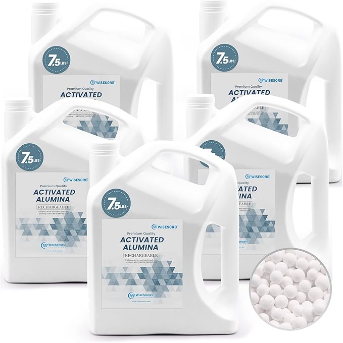 37.5 LBS Activated Alumina, Alumina Desiccant Great for Filament Drying, Reusable Dessicant Dehumidifiers Desiccant Moisture Absorber Prevent Wet Filament