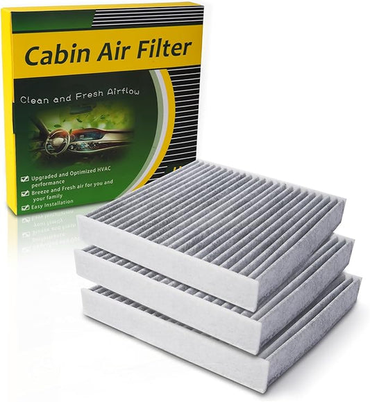 Cabin Air Filter Compatible with 4Runner, Avalon, Camry, Corolla, Tundra, Highlander, Mirai, RAV4, Sequoia, IS250, RX350, ES300h, F-PACE, XF, Range Rover, Discovery, Replacement for CF10285