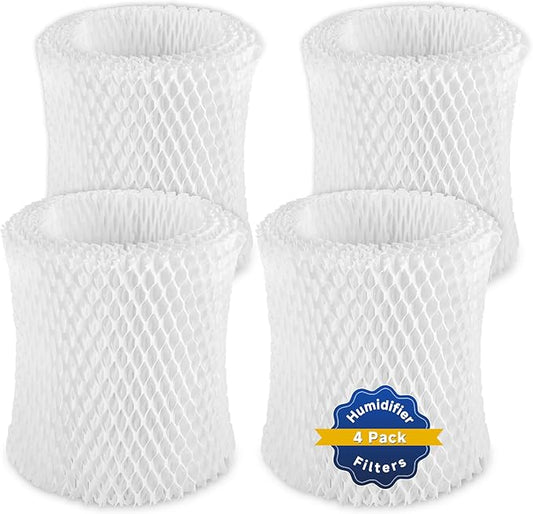Humidifier Replacement Filter Compatible with Canopy Bedside and Nursery Humidifiers, Wood Pulp & Paper Filter, 4 Pack