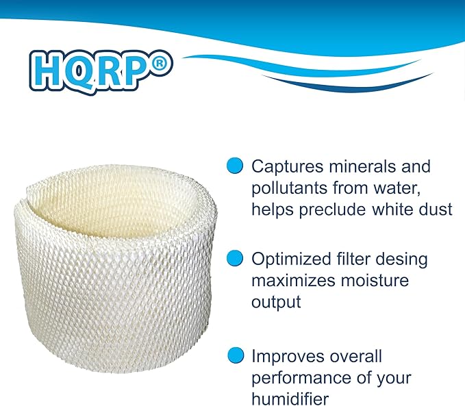 HQRP Wick Filter Compatible with Kenmore 15508 758-15408 758.154080 MAF2 EF2 MA0800 MA0600 758.17006 758-29988 32.15508 42.15508 32-15508 42-15508 15408 154080 17006 29706 29988 29880C Humidifiers