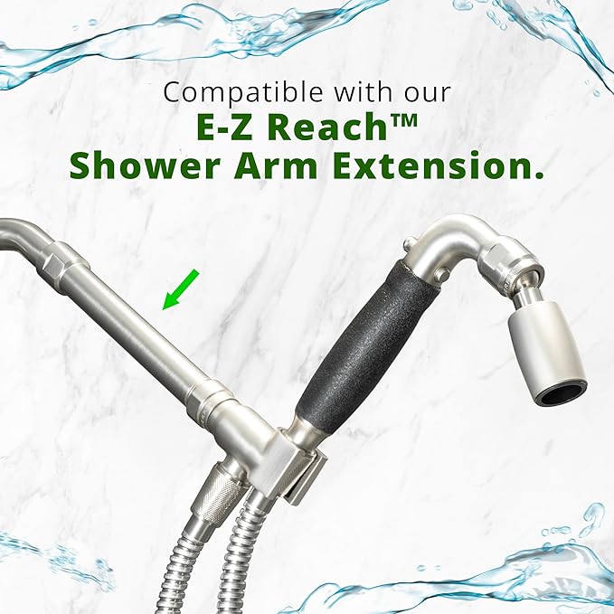 High Sierra® Solid Metal Handheld Shower Head, Lead-Free, with Built-In Trickle Valve. Shower Hose and Holder Not Included. High Pressure 2.0 GPM. Polished Chrome