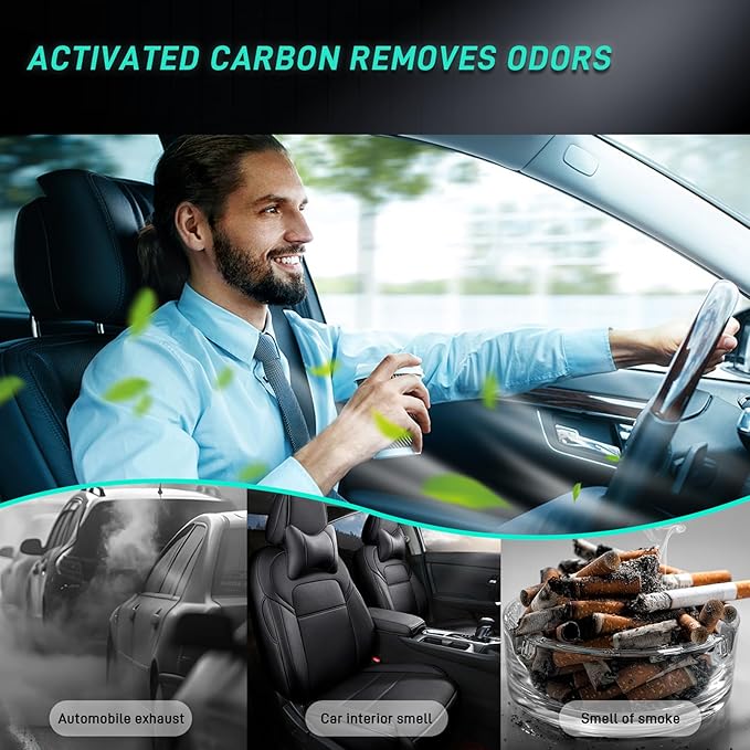 Cabin Air Filter Compatible with 4Runner, Avalon, Camry, Corolla, Tundra, Highlander, Mirai, RAV4, Sequoia, IS250, RX350, ES300h, F-PACE, XF, Range Rover, Discovery, Replacement for CF10285