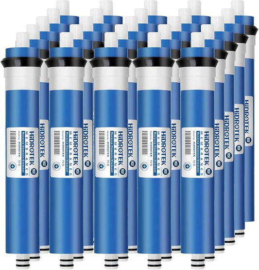 Geekpure 75 GPD Reverse Osmosis RO Membrane Replacement -NSF Certificated (Pack of 25)