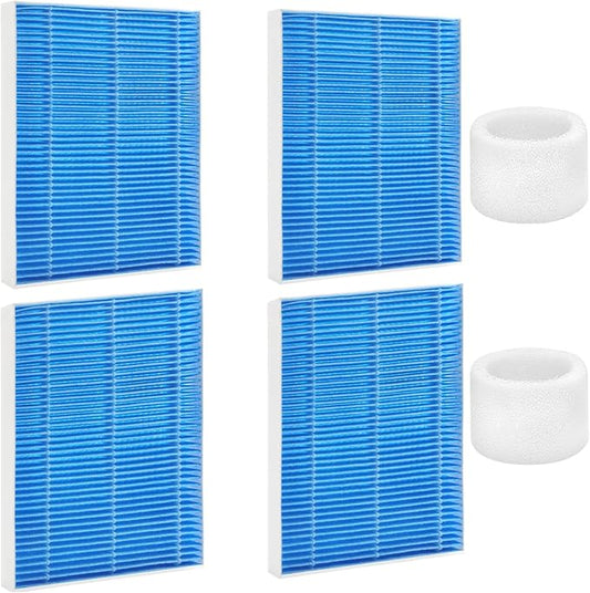 4-Pack Replacement Humidifier Filters Compatible with LEVOIT Superior 6000S Smart Evaporative Humidifier + 2-Pack Top Fill Humidifier Replacement Filters Compatible with LEVOIT Humidifiers