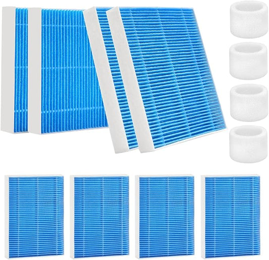 8-Pack Replacement Filters Compatible with LEVOIT Superior 6000S Smart Evaporative Humidifier + 4-Pack Top Fill Humidifier Replacement Filters Compatible with LEVOIT Humidifiers
