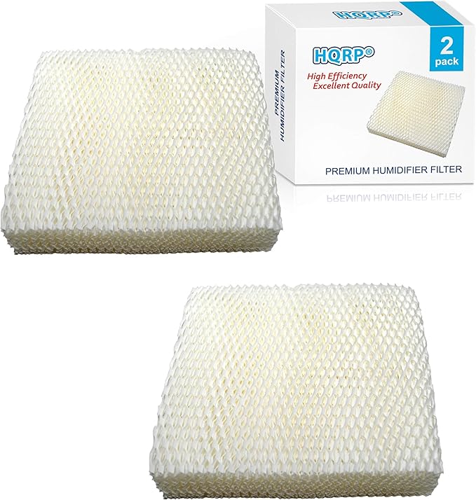 HQRP 4-pack Wick Filter for Duracraft DH821 DH822 DH822C DH823 DH824 Humidifiers, AC-811 D11-C HC-811 Replacement