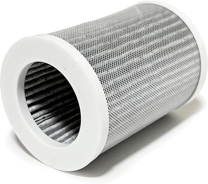 Nispira PEPERSFIL Purezone Replacement Filters For Car Air purifier Pure Enrichment Air Purifier Mini Portable (PEPERSAP) 3-in-1 HEPA Activated Carbon, 4 Packs