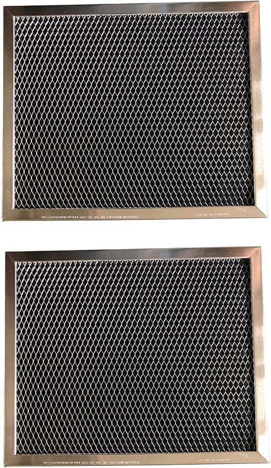 Filter Everything Activated Carbon Filter Compatible with Broan 99010181 – Hood Range Vent Filters for Smoke, Grease & Odor Removal – Measures 8" x 9 1/2" x 5/16", 2-Pack
