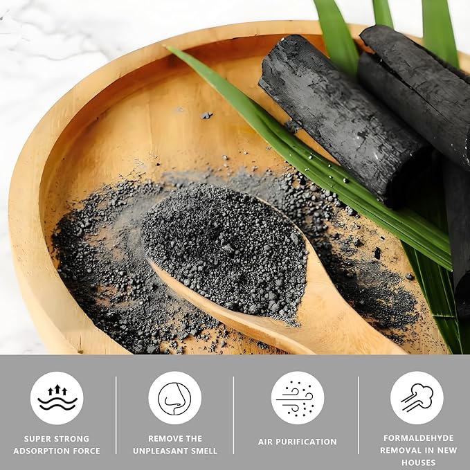 Premium Activated Carbon, 8 Ounces Activated Charcoal Bulk for Aquariums And Fish Tanks, Air Filtration Odor Scrubbing For Grow Tents Hydroponics Aquariums Ponds -Keep Water Crystal Clear (16 Ounces)