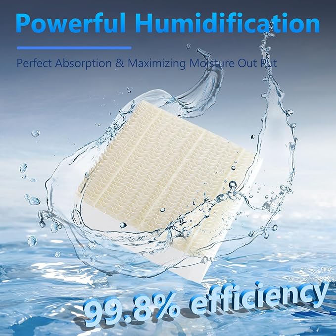 Funmit 1043 Super Humidifier Wick Filter Replacement for Essick Air AIRCARE EP9500, EP9700, EP9800, EP9R500, EP9R800, 821000, 826000, 826800, 831000 and Bemis Space Saver 800 8000 Humidifiers