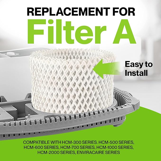 Durabasics 6 Pack of Premium Humidifier Filters Compatible with Honeywell Humidifier Filters HAC-504, HAC-504AW & Honeywell Filter A | Replacement for HCM 350 Filters & Cool Mist Humidifiers