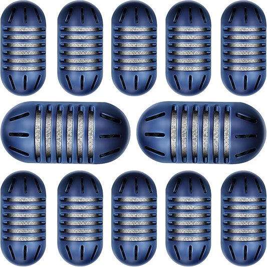 Demineralization Cartridge for HoMedics Ultrasonic Humidifiers, 12-Pack Decalcification Cartridges Filter Replacement, Filters Mineral Deposits Calcium, Prevents Hard Water Build-Up, Purifies Water