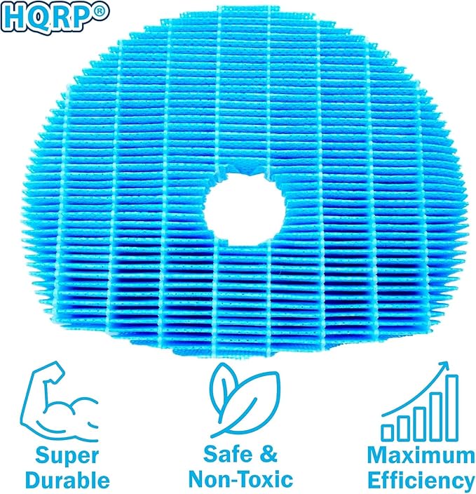 HQRP 2-Pack Humidifying Filter Compatible with Sharp KC-C70U, KC-C100U, KC-C150U, KC850U, KC860U Humidifier, FZC100MFU Replacement