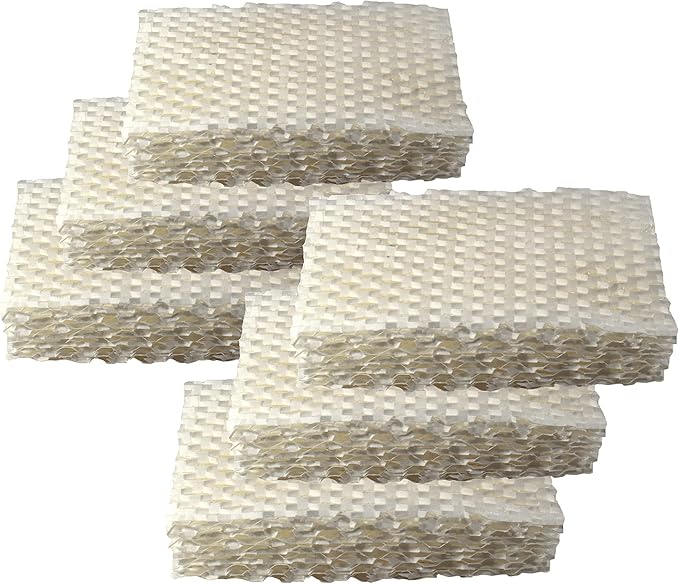 HQRP 6-Pack WF813 Humidifier Wick Filter for ProCare PCCM-832N PCCM-840 Cool Mist Humidifiers, AC813 PCWF813 PCWF813-24 Replacement