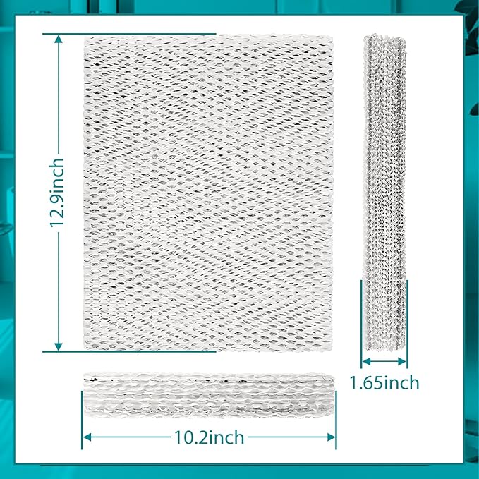 HASMX Humidifier Wick Filter Water Pad for Honeywell and Aprilaire A35W A-35W Furnace Humidifiers HE260A, HE260B, HE265A, HE265B, ME360, HE360 A/B, HE365 A/B, HC26E1004 Aprilaire 350 360 600 700 760