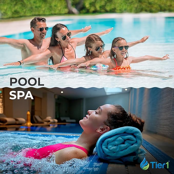 Tier1 Replacement for Pentair Clean & Clear Plus 320 Pool Filter Cartridge | Compatible with Unicel C-7470, Pleatco PCC80, Filbur FC-1976 | 20" x 7" | Trilobal Fabric | Washable Pool Cartridge