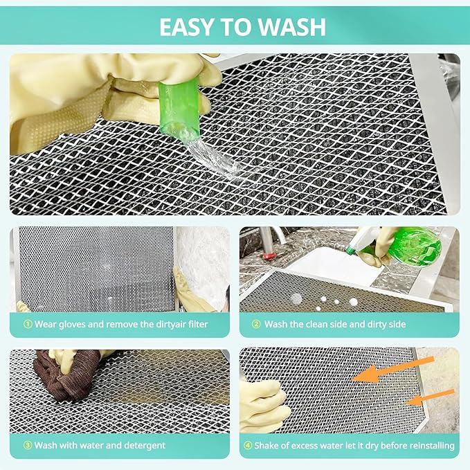 12x12x1 Electrostatic Air Filter, Washable & Reusable Aluminum AC/HVAC Furnace Filter, MERV 8, Lasts a Lifetime, Healthier Home or Office(Actual Size: 11.69"x11.69"x0.86")