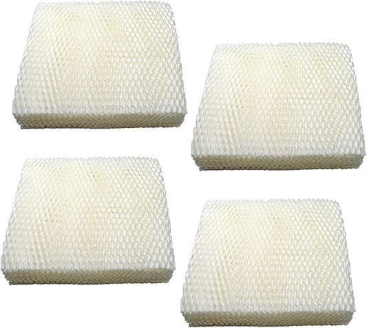 HQRP 4-pack Wick Filter for Duracraft DH821 DH822 DH822C DH823 DH824 Humidifiers, AC-811 D11-C HC-811 Replacement