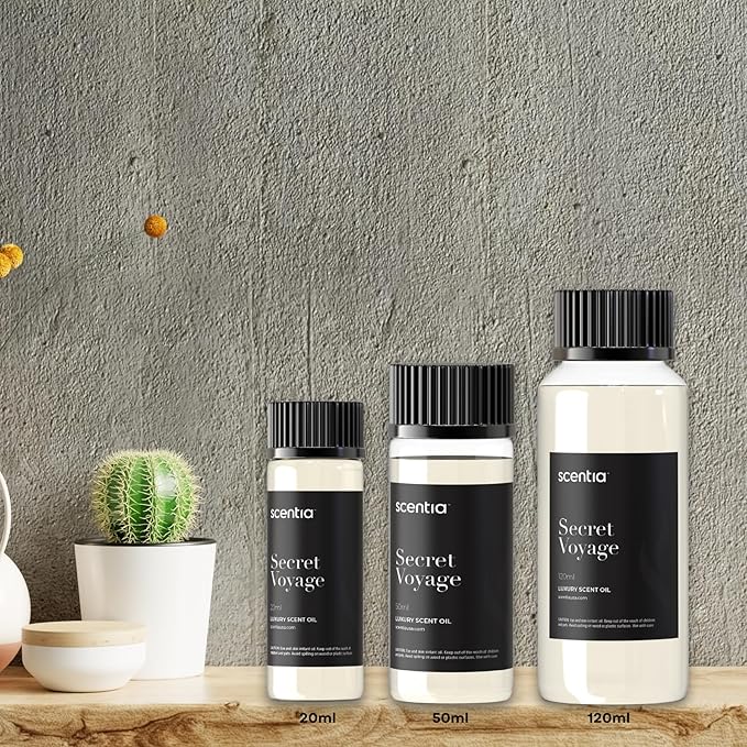 Hotel Diffuser Oil Inspired by The Baccarat Hotel Scent - 50 mL 1.69 fl oz - Essential Oil Blend of Cedar & Jasmine for Aromatherapy & Humidifiers - Secret Voyage, Mothers Day Gift