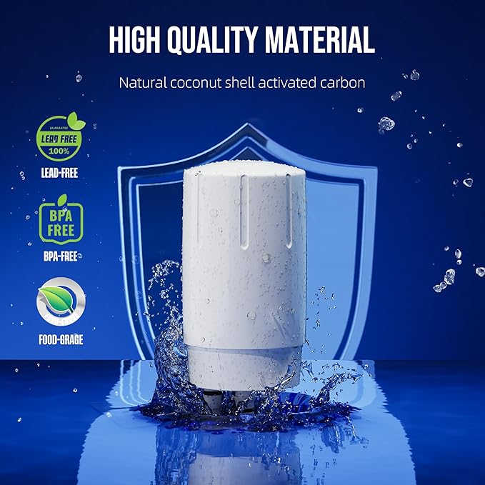 Water Faucet Filter by DESENRUIS Compatible with Brita Faucet Filter,36311 On Tap Water Filter System, Compatible with FR-200, FF-100 Replacement filter,Reduce Lead and Chlorine,Pack of 3