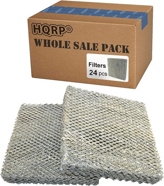 HQRP 24-Pack Water Filter Compatible with Trane/American Standard BAYPAD02A1310A; HUMD300A / HUMD500A / THUMD300ABA00B / THUMD500APA00B Humidifiers 10"x13"