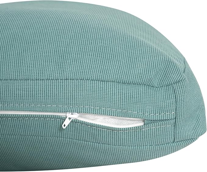 GDFStudio Outdoor Club Chair Cushion Set,5" Thick Water-Repellent Seat & Back Cushions,UV-Resistant Fabric,All-Weather Comfort Pads for Patio,Deck,Garden,Backyard Seating,Teal