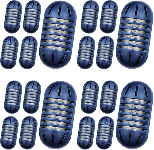 isinlive Demineralization Cartridge for HoMedics Ultrasonic Humidifiers: 20-Pack Demineralization Cartridges Filter Replacement, Filters Mineral Deposits, Prevents Hard Water Build-Up, Purifies Water