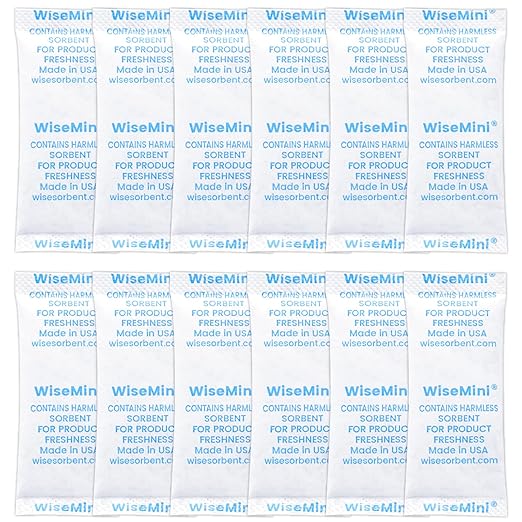 100pcs 5 Gram Food Safe Desiccant Packs, Premium Silica Gel Packets, Desiccant Moisture Absorbers for Storage