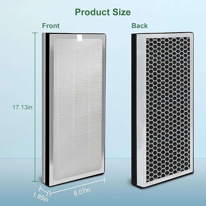 4 Pack 40 Replacement Filter for MA Air Puri-Fier Models 40, 3-in-1 Contains Pre-Filter and Activated Carbon Fil-ter。