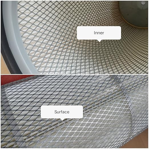Dust Collector Filter Industrial Flame Retardant Cartridge with Outer Mesh - OD: 12.6'' H: 26'' (320 * 660mm) for Powder Dust Collector Sand Blast Coating Shot Blasting Machine Filter Element