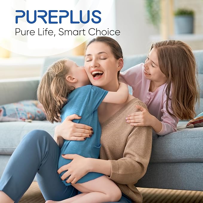 PUREPLUS 5 Micron 20" x 4.5" Whole House Activated Carbon Water Filter, Enhanced Lead Removal Carbon Replacement Cartridge, Compatible with FC25B, EPM-20BB, CB-BB-20, 155783-43, CTO20BB-CQB, 2 PACK