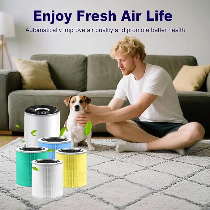 Core 400S Replacement Filter for LEVOIT Core 400S and Core 400S-P Smart WiFi Air Purifier, 3-in-1 H13 True HEPA Activated Carbon Filter, Core 400S-RF (LRF-C401S-WUS), White, 1 Pack